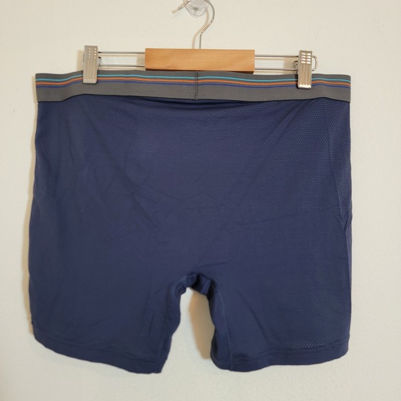 Patagonia Men Boxer Briefs Underwear Blue Mesh Athletic Large Base Layer - Picture 5 of 15